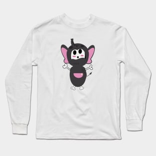 Cute skeletons doodle style Long Sleeve T-Shirt